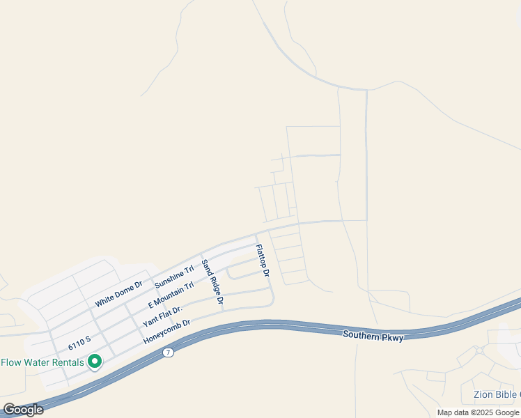 map of restaurants, bars, coffee shops, grocery stores, and more near 5690 South Weehawken Lane in St. George