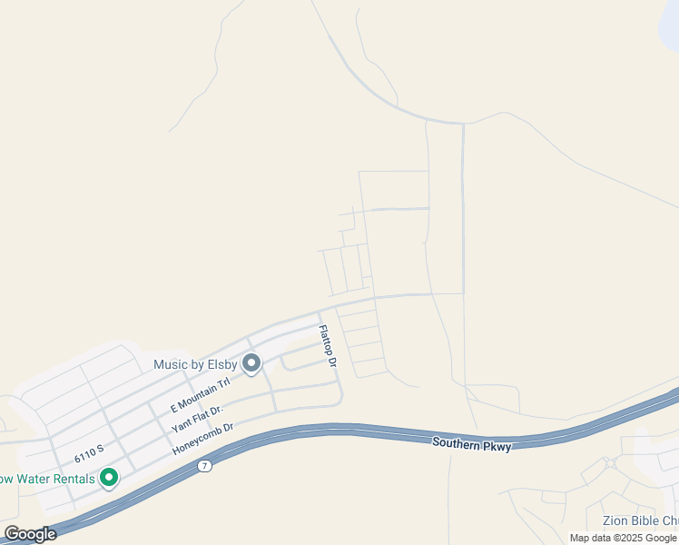 map of restaurants, bars, coffee shops, grocery stores, and more near 5646 South Aaron Lane in St. George