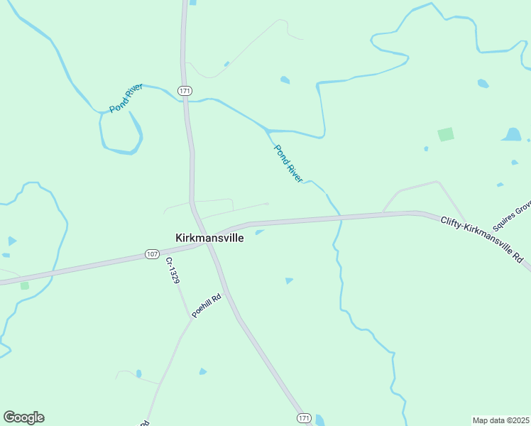 map of restaurants, bars, coffee shops, grocery stores, and more near Clifty-Kirkmansville Road in Elkton