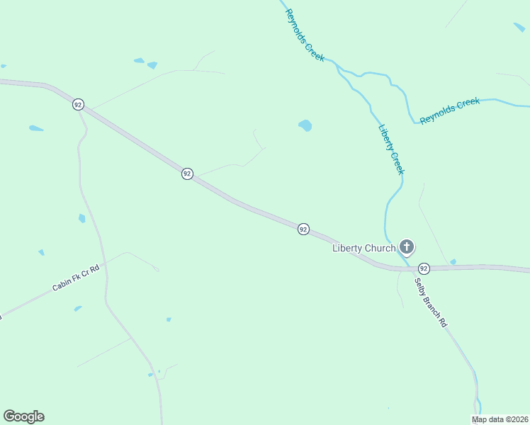 map of restaurants, bars, coffee shops, grocery stores, and more near Highway 92 in Russell Springs