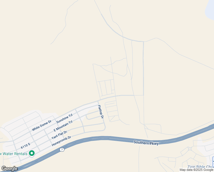 map of restaurants, bars, coffee shops, grocery stores, and more near 5649 South Aaron Lane in St. George