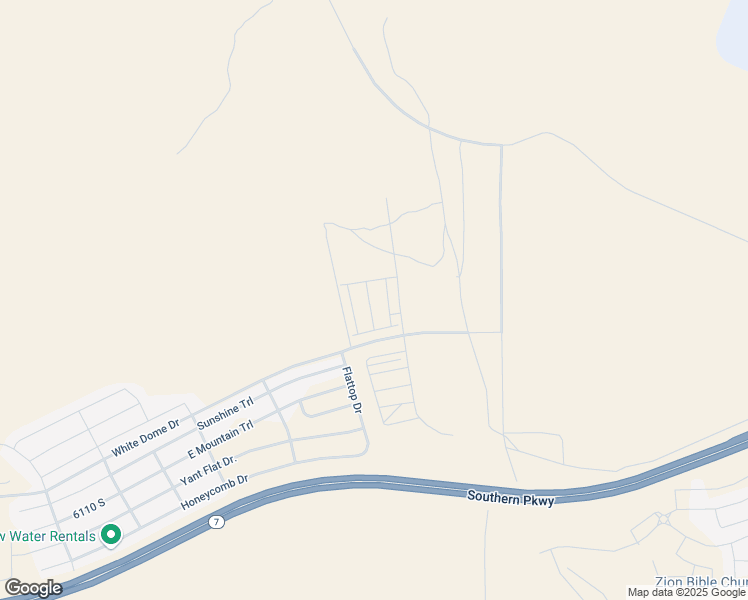 map of restaurants, bars, coffee shops, grocery stores, and more near 5645 South Aaron Lane in St. George