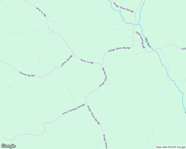 map of restaurants, bars, coffee shops, grocery stores, and more near 804 Kings Store Road Northeast in Check