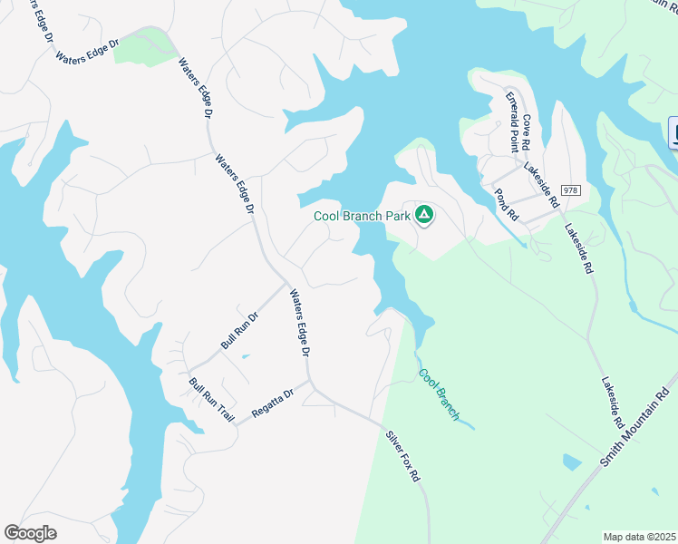 map of restaurants, bars, coffee shops, grocery stores, and more near Southwood Drive in Penhook