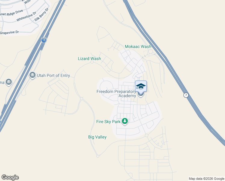 map of restaurants, bars, coffee shops, grocery stores, and more near 859 Firelight Drive in St. George