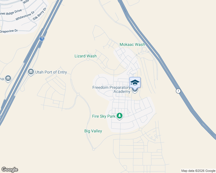 map of restaurants, bars, coffee shops, grocery stores, and more near 859 Firelight Drive in St. George