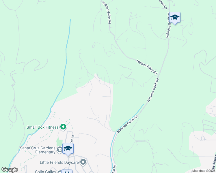 map of restaurants, bars, coffee shops, grocery stores, and more near 495 Amigo Road in Soquel