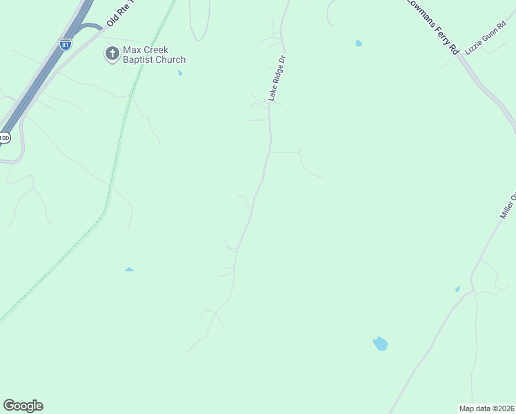 map of restaurants, bars, coffee shops, grocery stores, and more near 2713-3377 Lake Ridge Drive in Pulaski