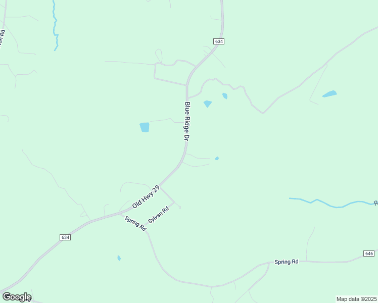 map of restaurants, bars, coffee shops, grocery stores, and more near 5788 Blue Ridge Drive in Hurt