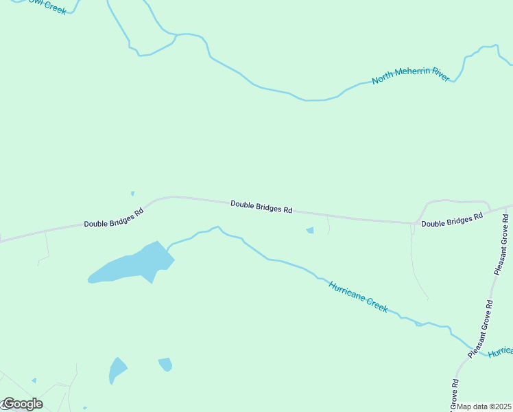 map of restaurants, bars, coffee shops, grocery stores, and more near Double Bridges Rd in Keysville