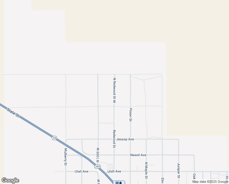 map of restaurants, bars, coffee shops, grocery stores, and more near North Redwood Street West in Hildale