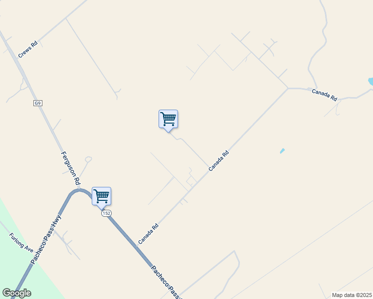 map of restaurants, bars, coffee shops, grocery stores, and more near 3455 Susie Lane in Gilroy