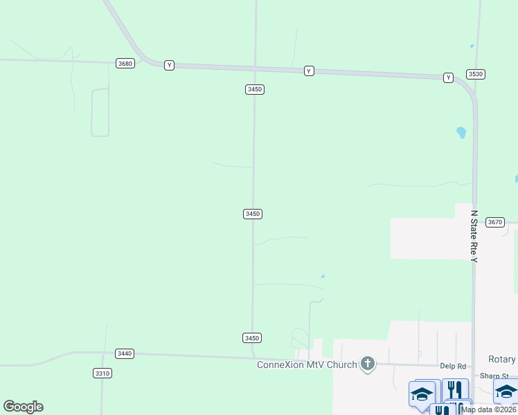 map of restaurants, bars, coffee shops, grocery stores, and more near 801-1055 County Road 3450 in Mountain View