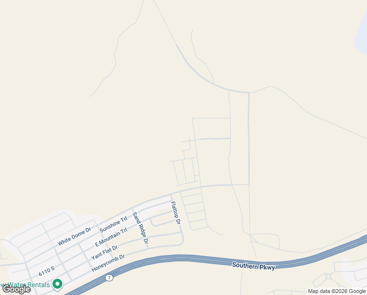 map of restaurants, bars, coffee shops, grocery stores, and more near 2305 East Kiabito Lane in St. George