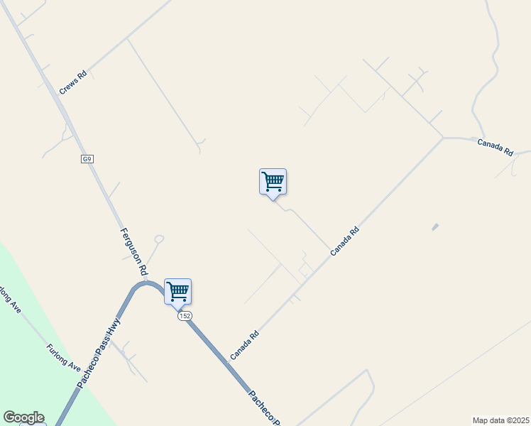 map of restaurants, bars, coffee shops, grocery stores, and more near 3465 Susie Lane in Gilroy