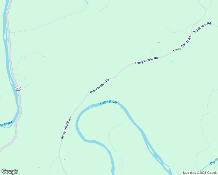 map of restaurants, bars, coffee shops, grocery stores, and more near 6022 Piney Woods Road in Riner