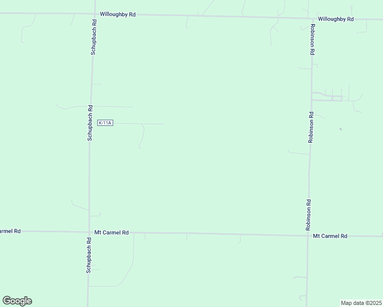 map of restaurants, bars, coffee shops, grocery stores, and more near Morning Glory Lane in Clever