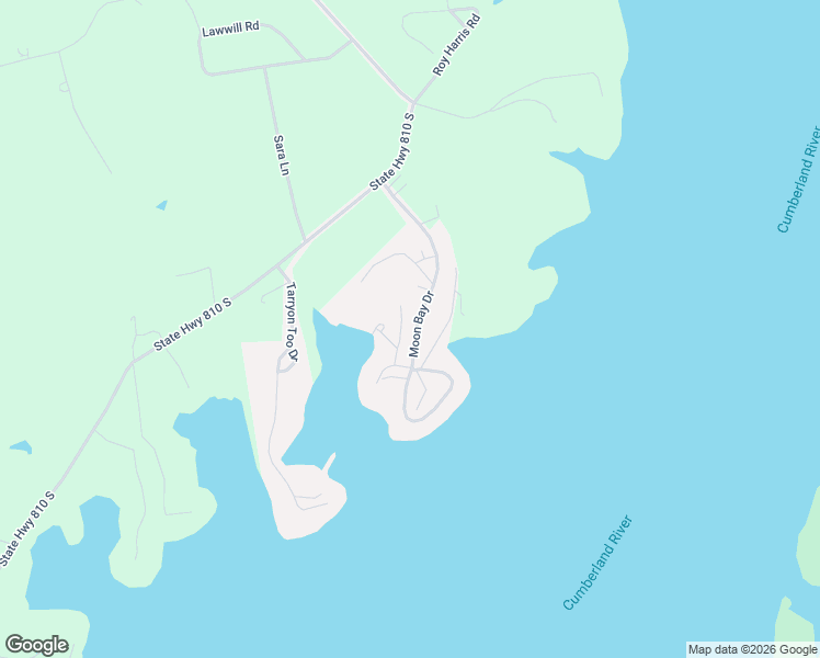 map of restaurants, bars, coffee shops, grocery stores, and more near Moon Bay Rd in Kuttawa