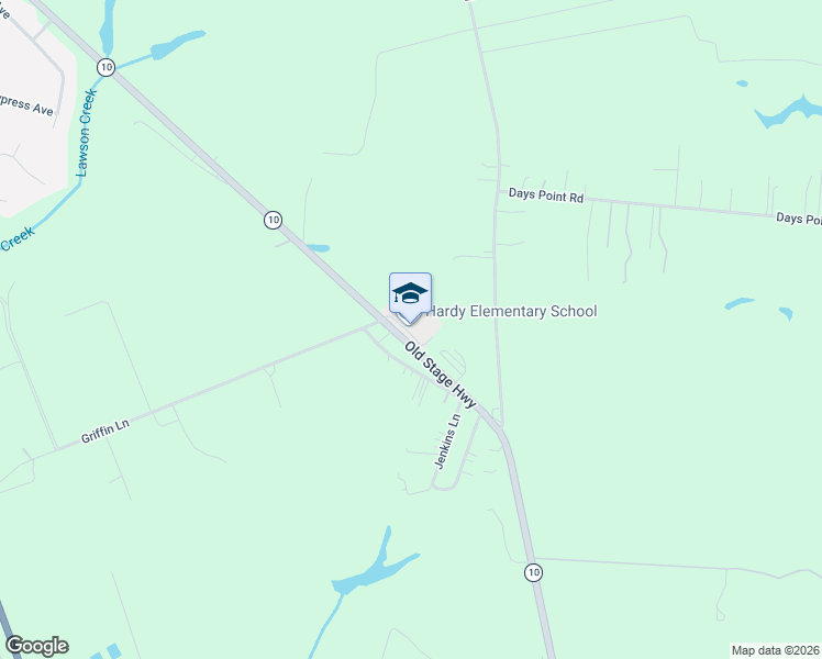 map of restaurants, bars, coffee shops, grocery stores, and more near 9311 Hardy Circle in Smithfield