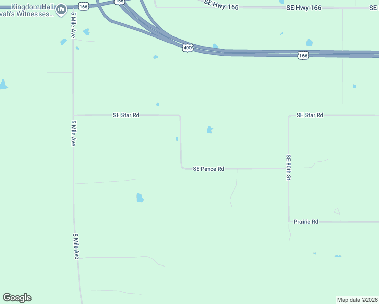 map of restaurants, bars, coffee shops, grocery stores, and more near 11201 Southeast Pence Road in Baxter Springs