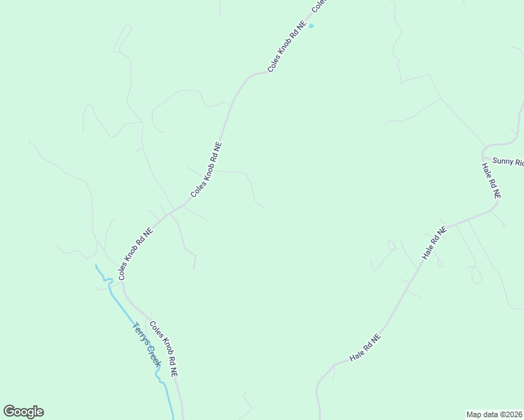 map of restaurants, bars, coffee shops, grocery stores, and more near 1001 Coles Knob Road Northeast in Pilot