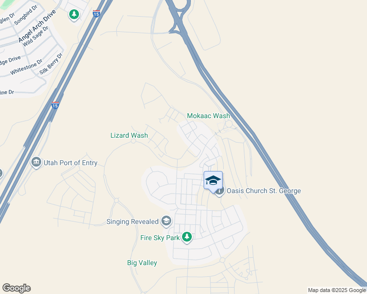 map of restaurants, bars, coffee shops, grocery stores, and more near 780 West Akoya Pearl Street in St. George