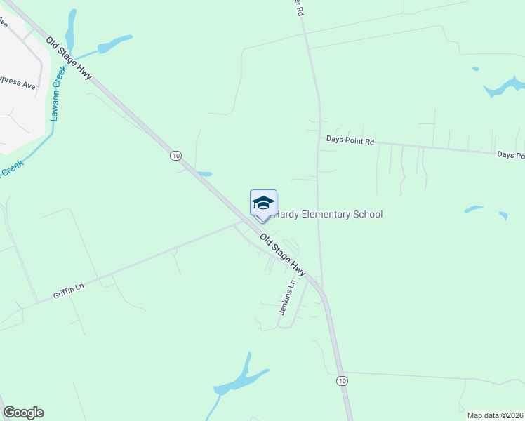 map of restaurants, bars, coffee shops, grocery stores, and more near 9311 Hardy Circle in Smithfield
