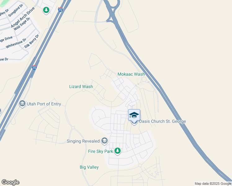 map of restaurants, bars, coffee shops, grocery stores, and more near 776 West Akoya Pearl Street in St. George