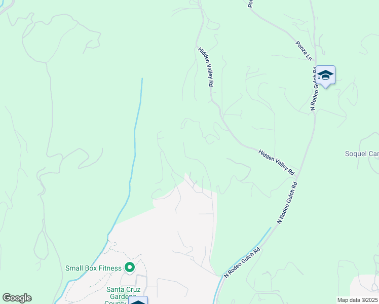 map of restaurants, bars, coffee shops, grocery stores, and more near 1475 Mount Messiah Grade in Soquel