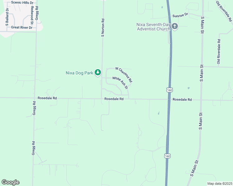 map of restaurants, bars, coffee shops, grocery stores, and more near 514 West Woodbine Road in Nixa