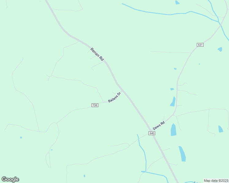 map of restaurants, bars, coffee shops, grocery stores, and more near 128 Bailess Drive in Hurt