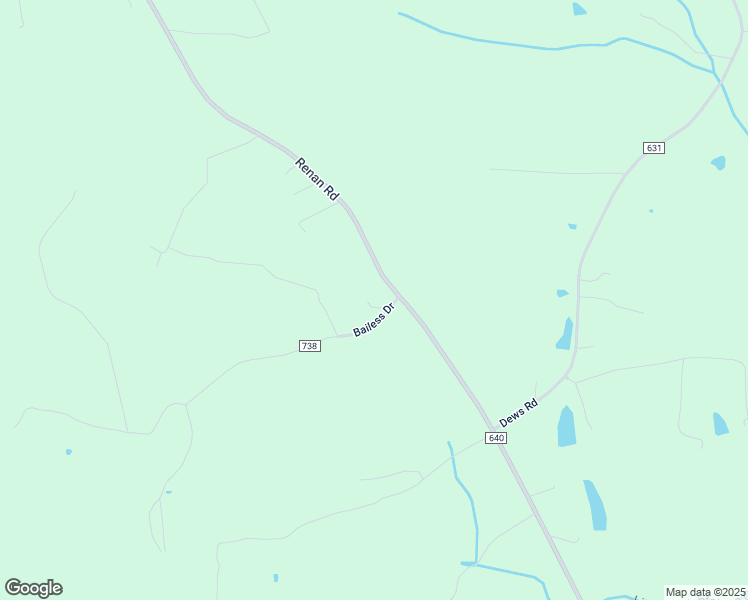 map of restaurants, bars, coffee shops, grocery stores, and more near 128 Bailess Drive in Hurt