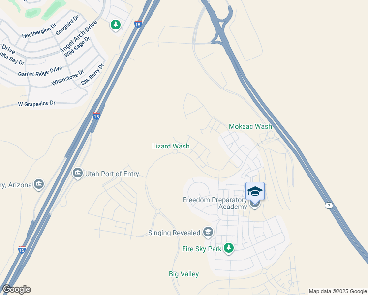 map of restaurants, bars, coffee shops, grocery stores, and more near 961 West Akoya Pearl Road in St. George