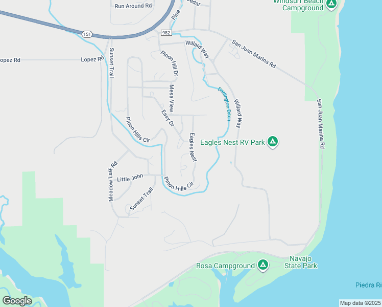 map of restaurants, bars, coffee shops, grocery stores, and more near 92 Eagles Place in Arboles