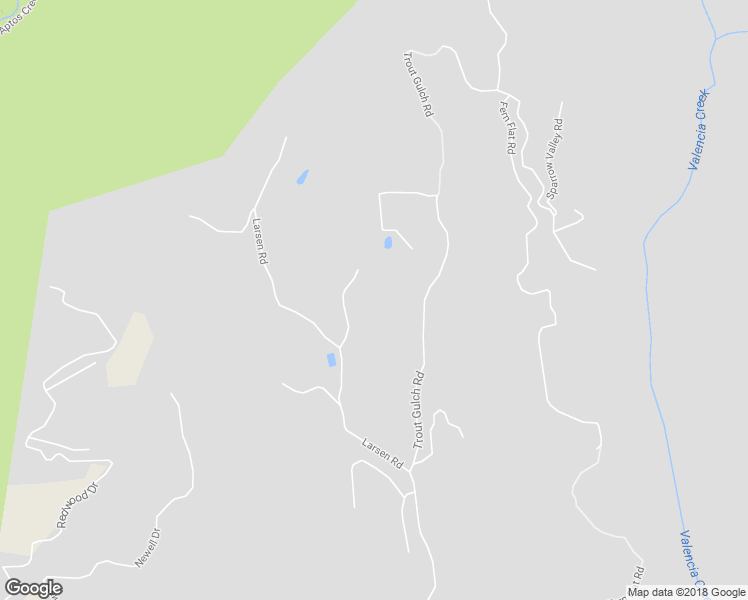map of restaurants, bars, coffee shops, grocery stores, and more near 900 Larsen Road in Aptos