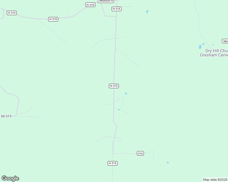 map of restaurants, bars, coffee shops, grocery stores, and more near County Road H-315 in Carter County