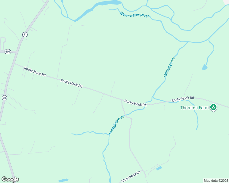 map of restaurants, bars, coffee shops, grocery stores, and more near 2300 Rocky Hock Rd in Wakefield