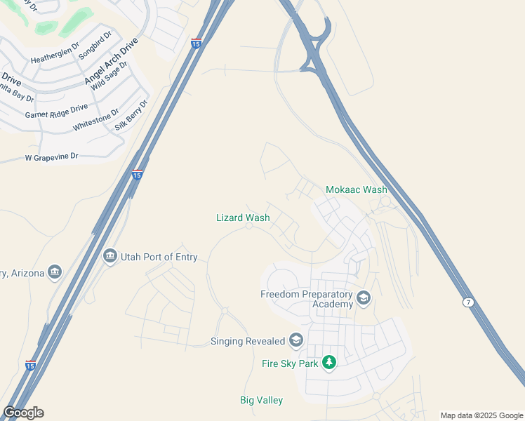 map of restaurants, bars, coffee shops, grocery stores, and more near 5416 Aquamarine Lane in St. George