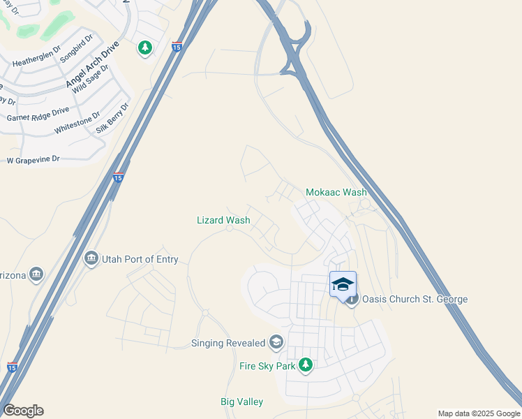 map of restaurants, bars, coffee shops, grocery stores, and more near 914 Sapphire Sky Ln in St. George