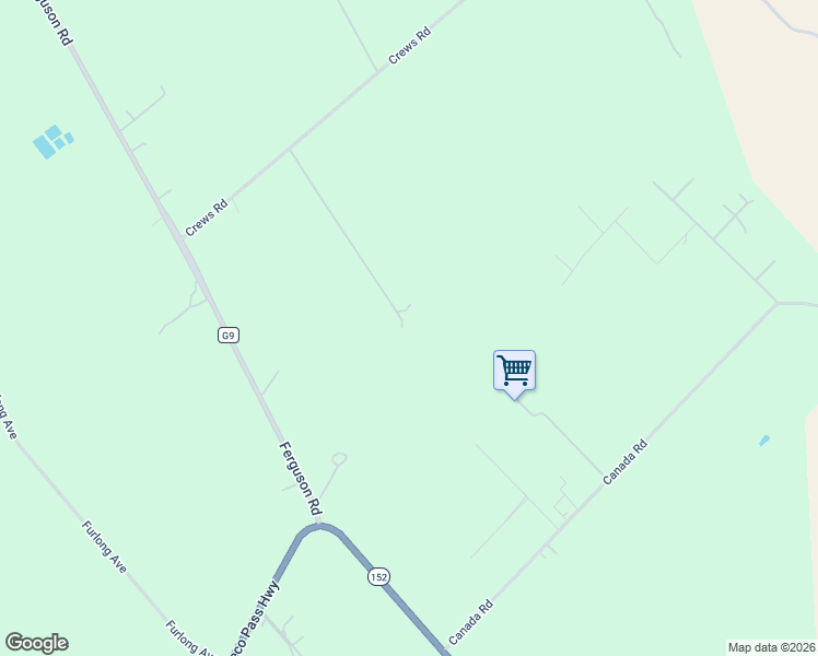 map of restaurants, bars, coffee shops, grocery stores, and more near 7420 Crews Road in Gilroy