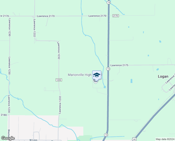 map of restaurants, bars, coffee shops, grocery stores, and more near in Marionville