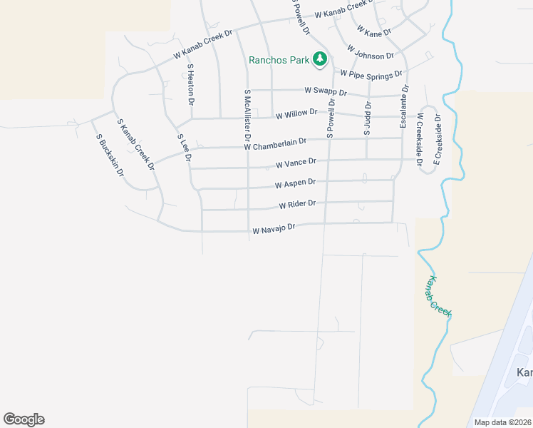 map of restaurants, bars, coffee shops, grocery stores, and more near 763 West Rider Drive in Kanab
