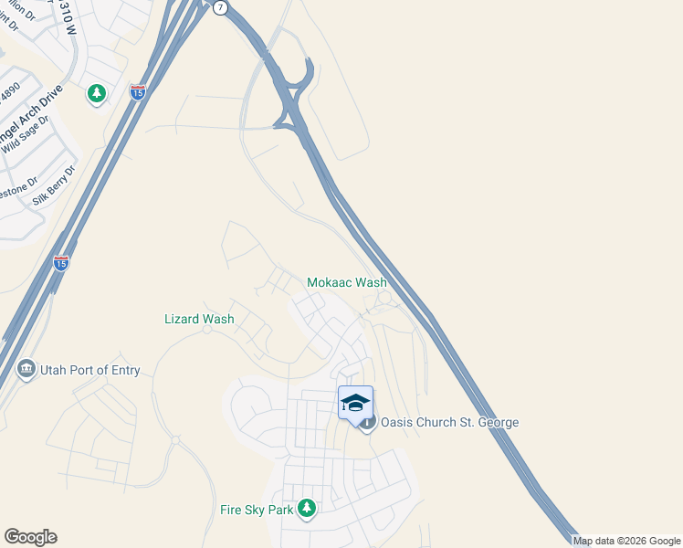 map of restaurants, bars, coffee shops, grocery stores, and more near in St. George