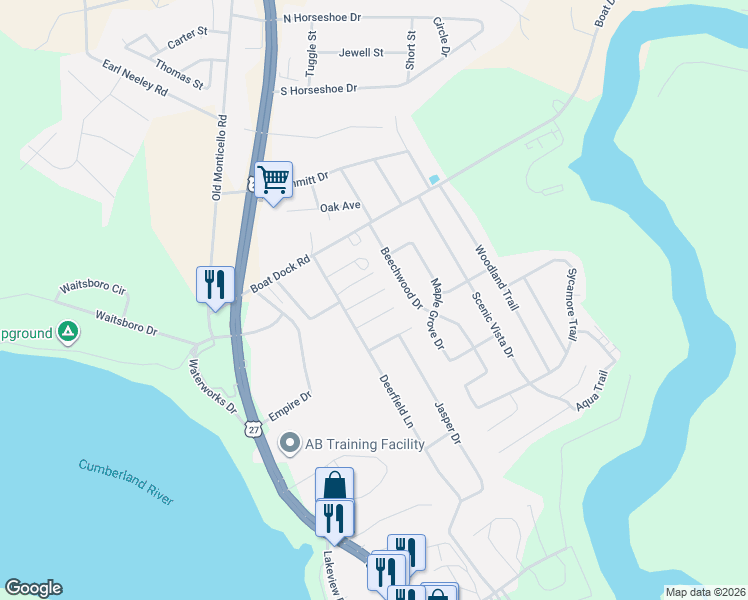 map of restaurants, bars, coffee shops, grocery stores, and more near 2-198 N Deerfield Ct in Somerset