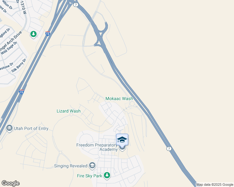 map of restaurants, bars, coffee shops, grocery stores, and more near in St. George