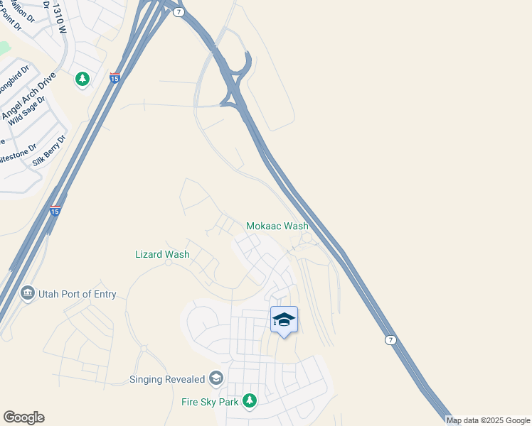 map of restaurants, bars, coffee shops, grocery stores, and more near in St. George