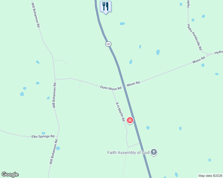 map of restaurants, bars, coffee shops, grocery stores, and more near 111 R H Martin Road in Smiths Grove