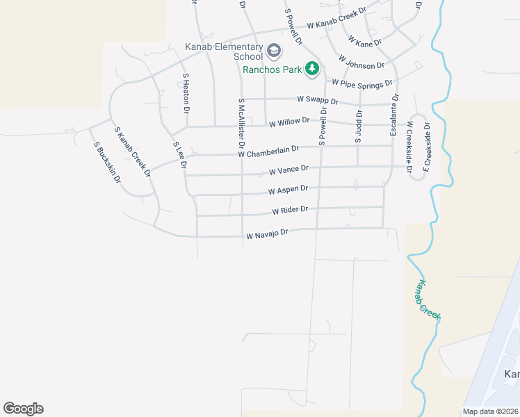 map of restaurants, bars, coffee shops, grocery stores, and more near 763 West Rider Drive in Kanab