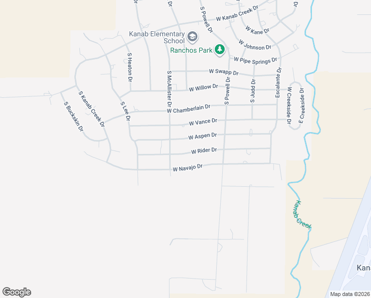 map of restaurants, bars, coffee shops, grocery stores, and more near 763 West Rider Drive in Kanab