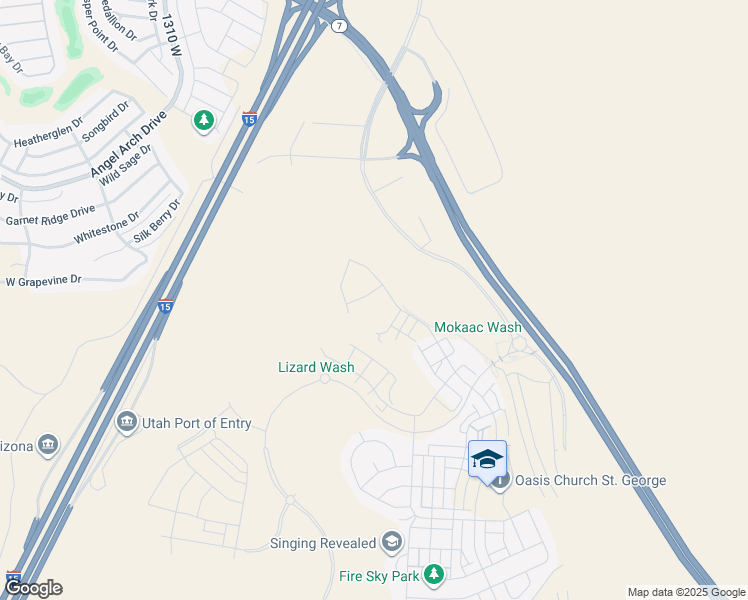 map of restaurants, bars, coffee shops, grocery stores, and more near in St. George